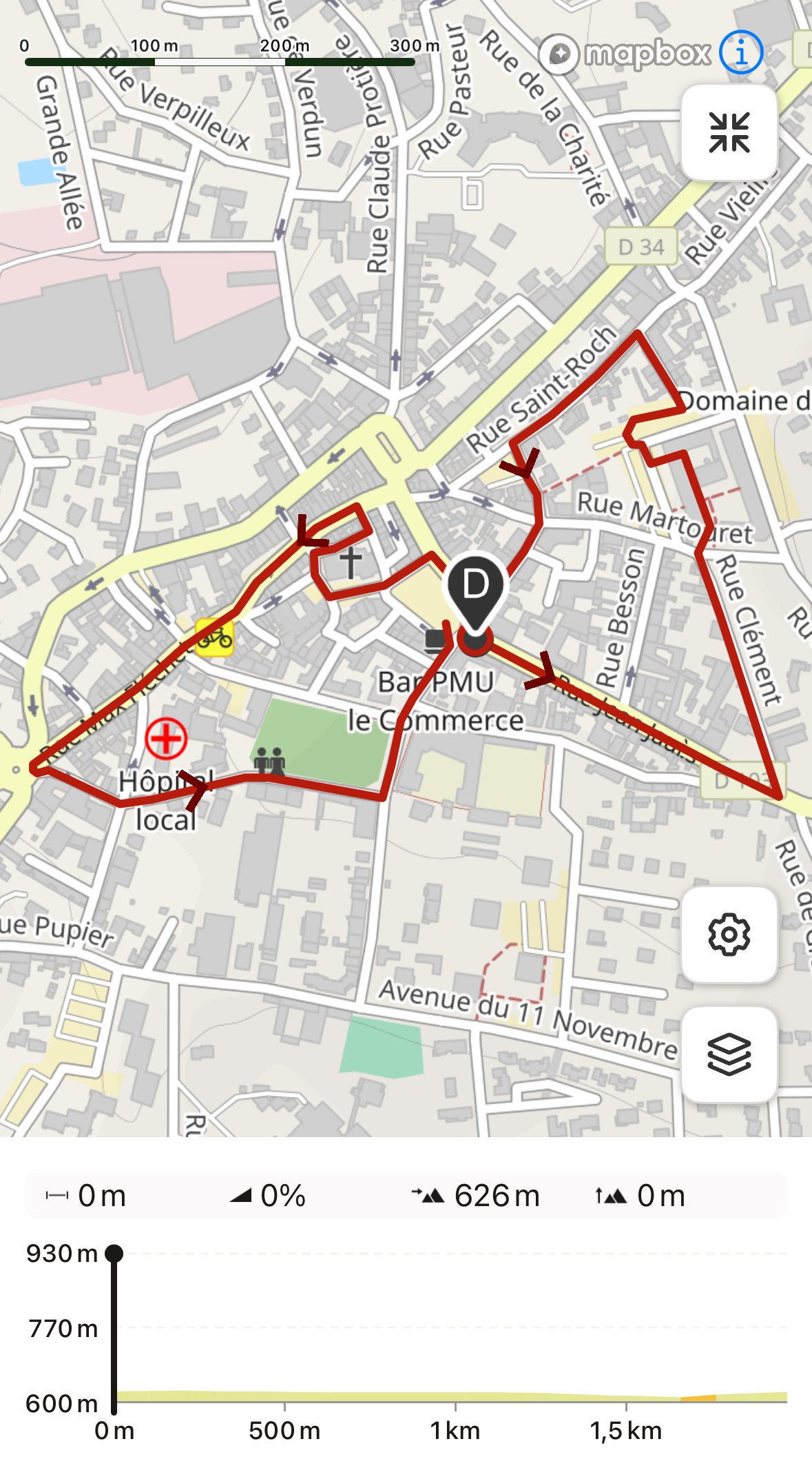 Parcours 8 km